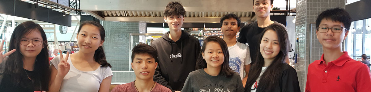 Ms Janice Ong with her students